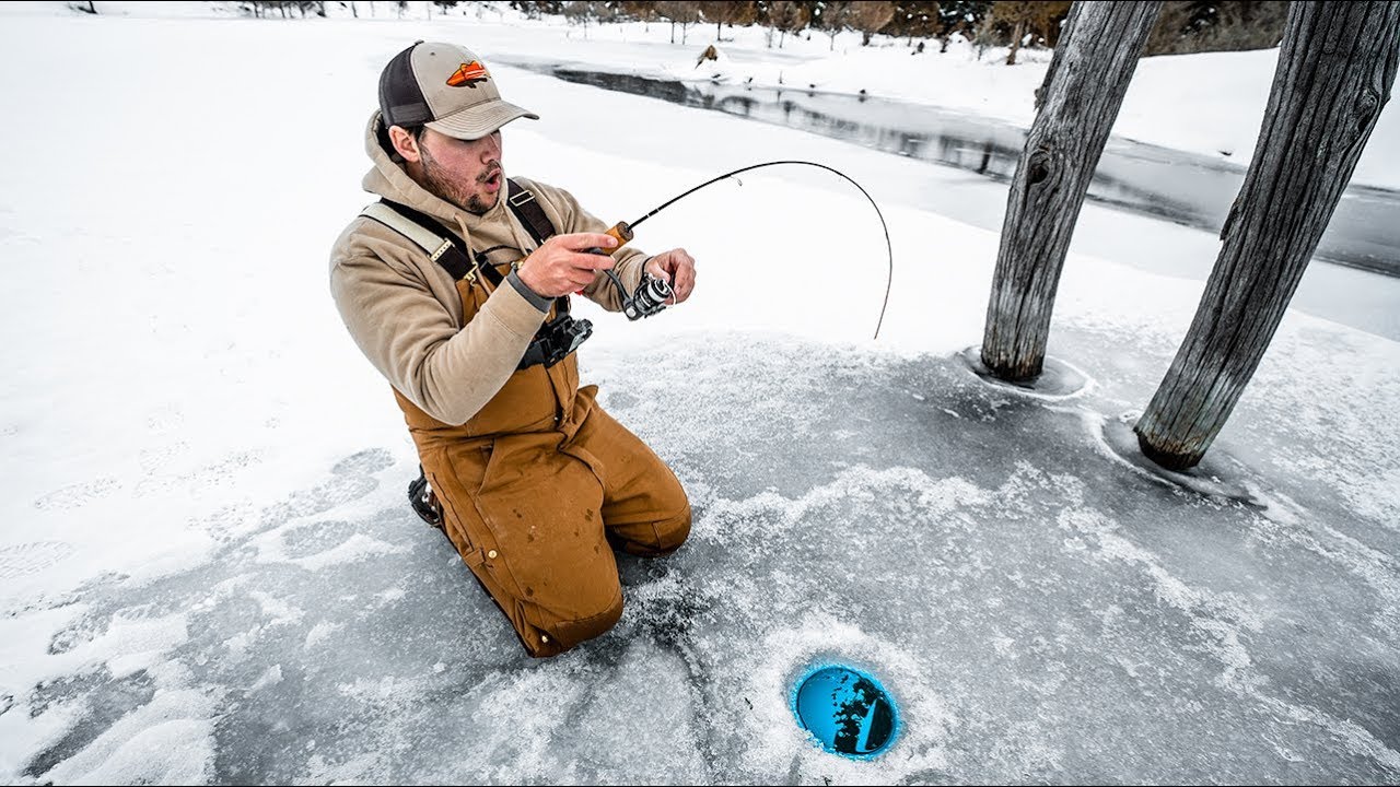 A Good Day for Ice Fishing